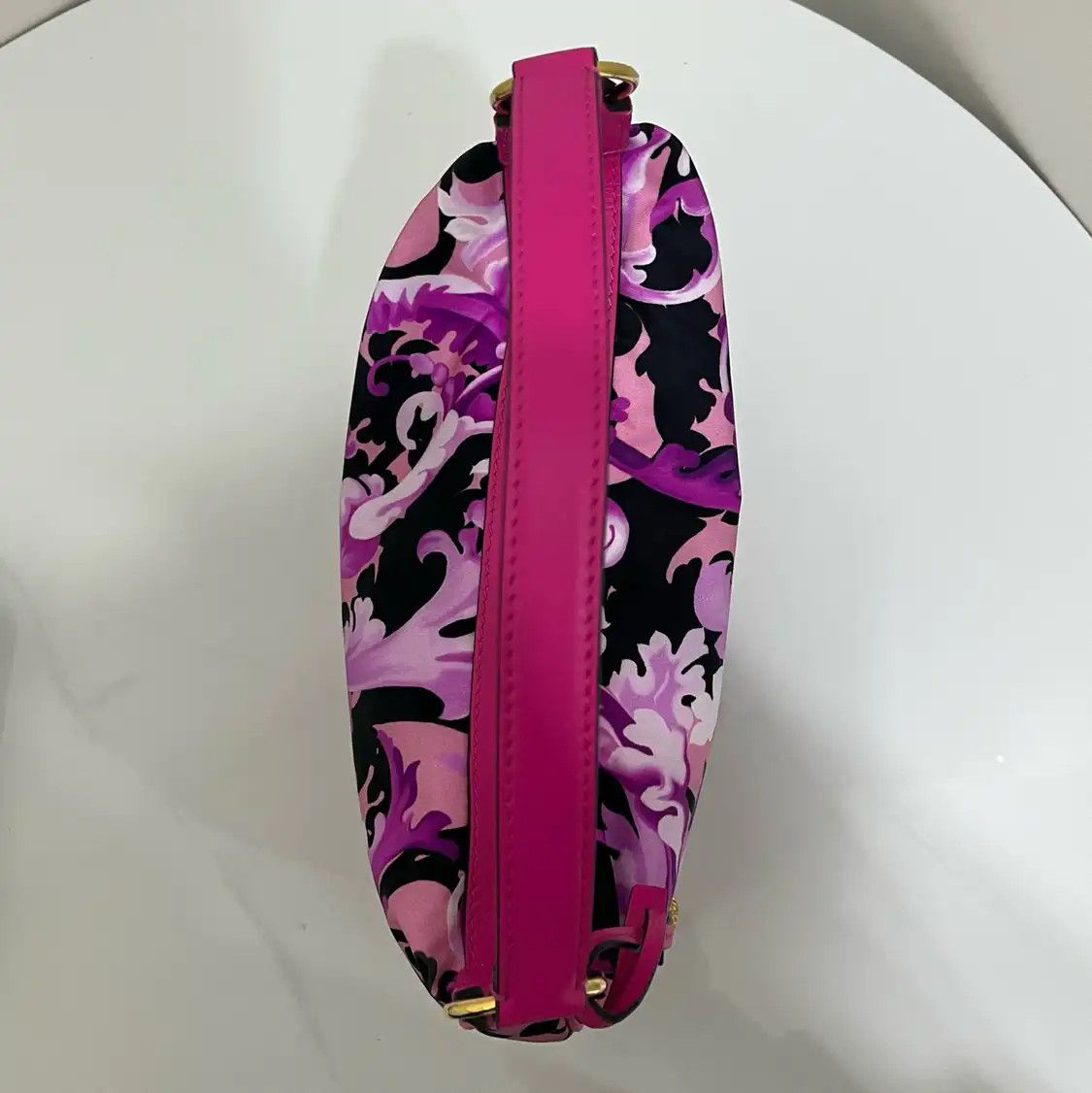 Versace VERSACE red coated canvas handbag Size ONE SIZE - 9 Thumbnail