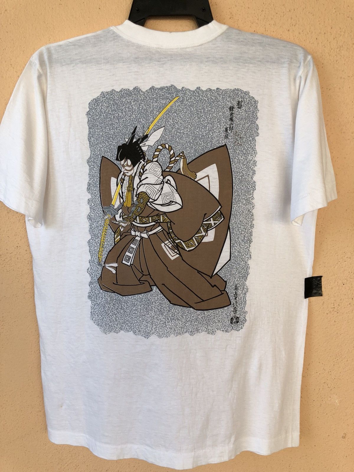 Vintage 90s Japan Samurai Warrior The Great Kabuki Rare Tee
