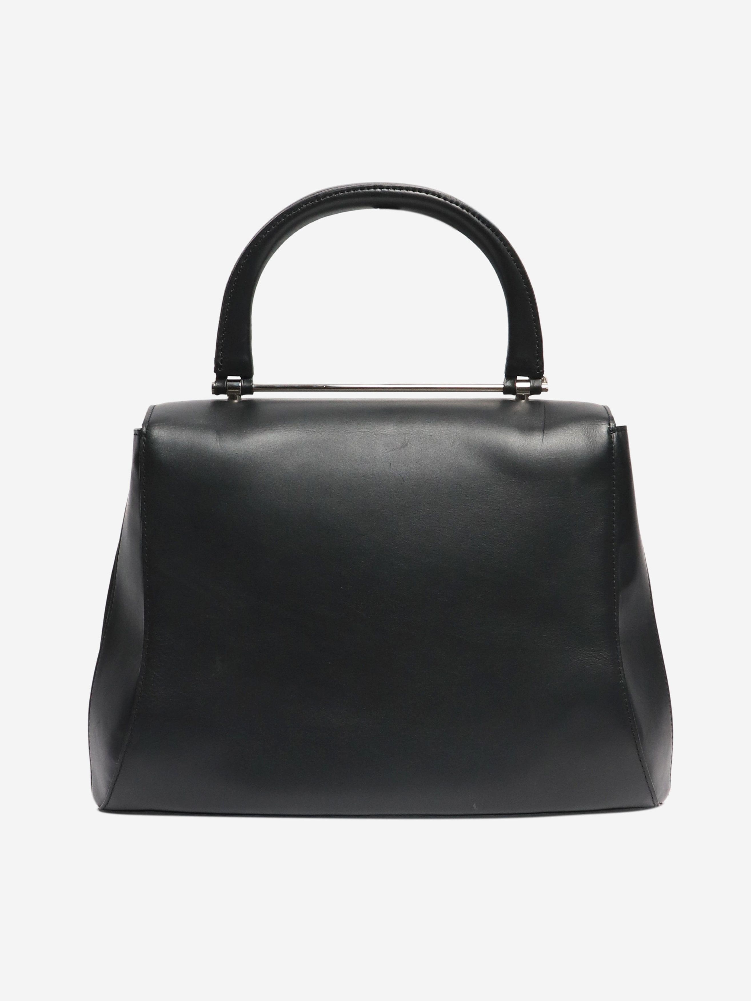 Mansur Gavriel Black leather top handle bag Size ONE SIZE - 3 Thumbnail