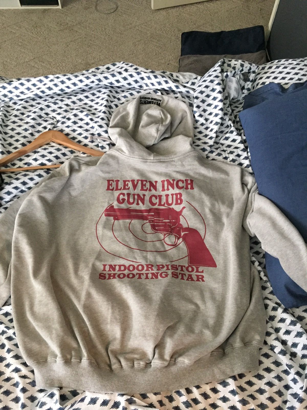 Vetements 11 Inch Gun Club Oversized Hoodie | Grailed