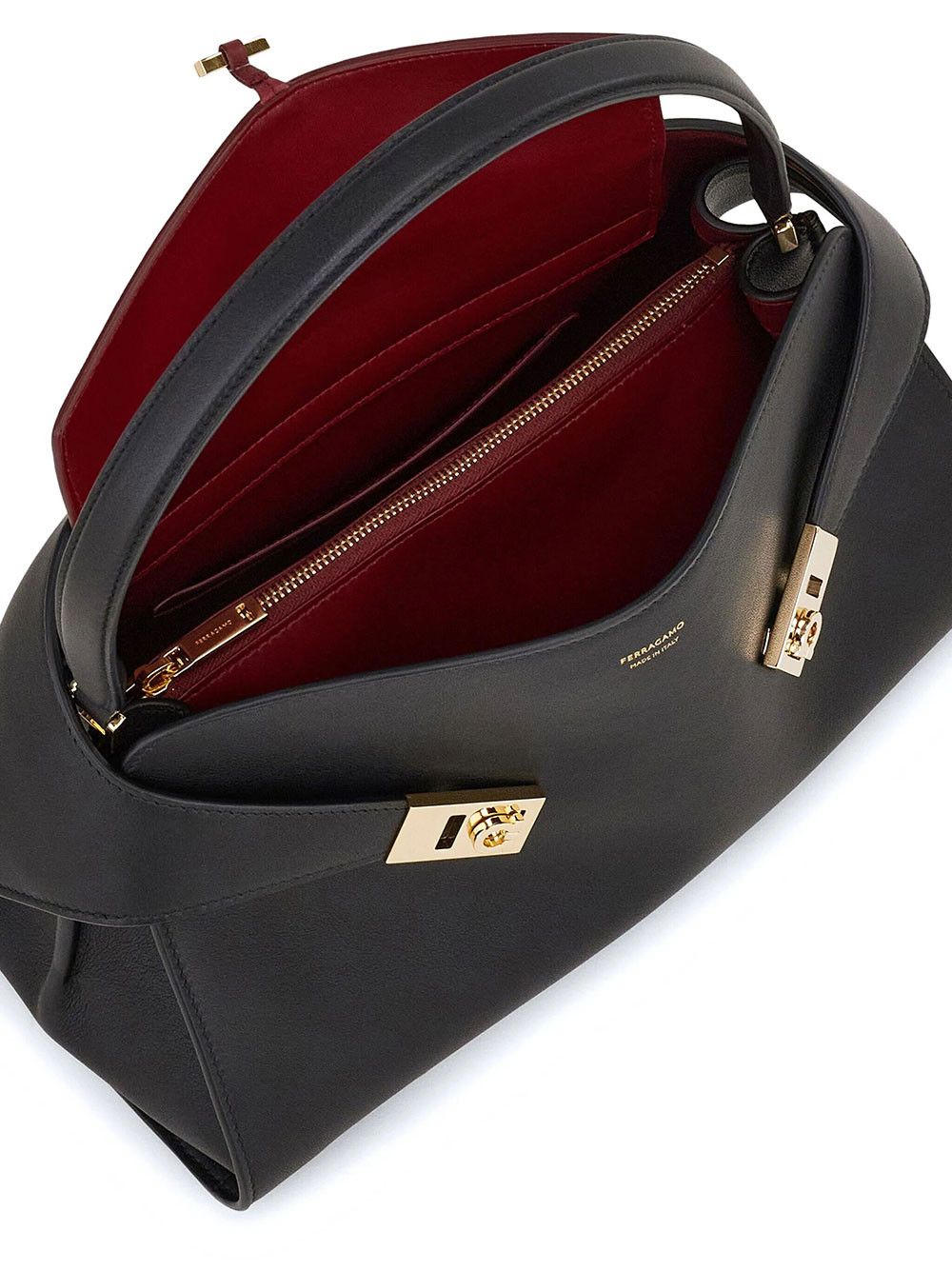 Salvatore Ferragamo HUG SOFT MEDIUM BICOLOR SHOULDER BAG Size ONE SIZE - 7 Thumbnail
