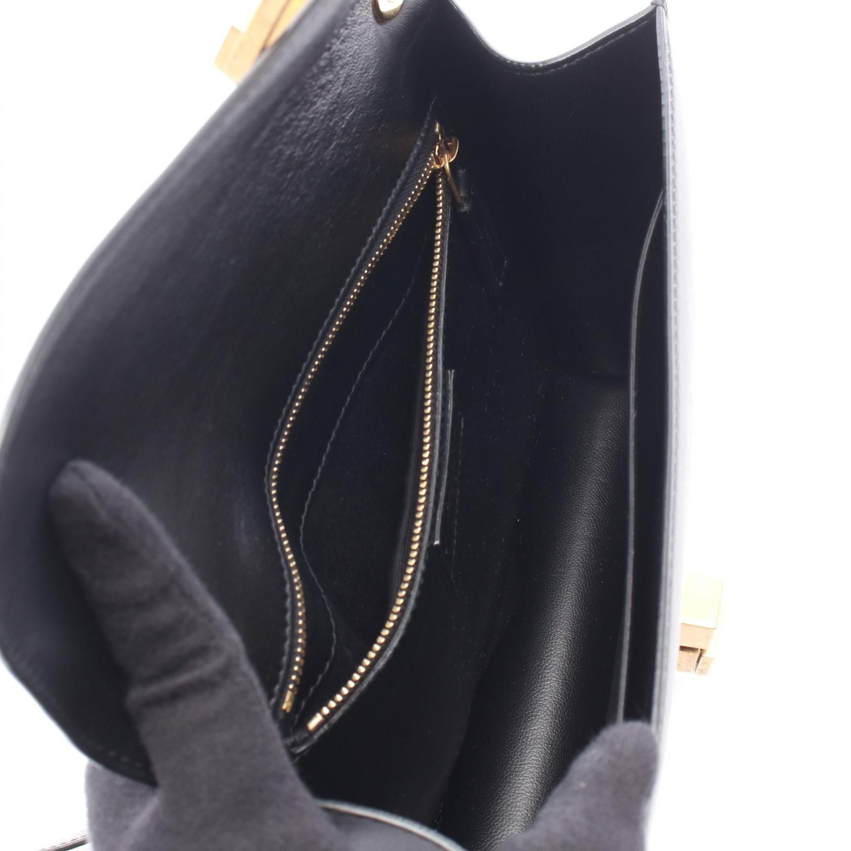Yves Saint Laurent Yves Saint Laurent Saint Laurent Paris Carre Satchel Leather Shoulder Bag Leather Shoulder Bag 633214 DUTY FREE for USA Size ONE SIZE - 3 Thumbnail