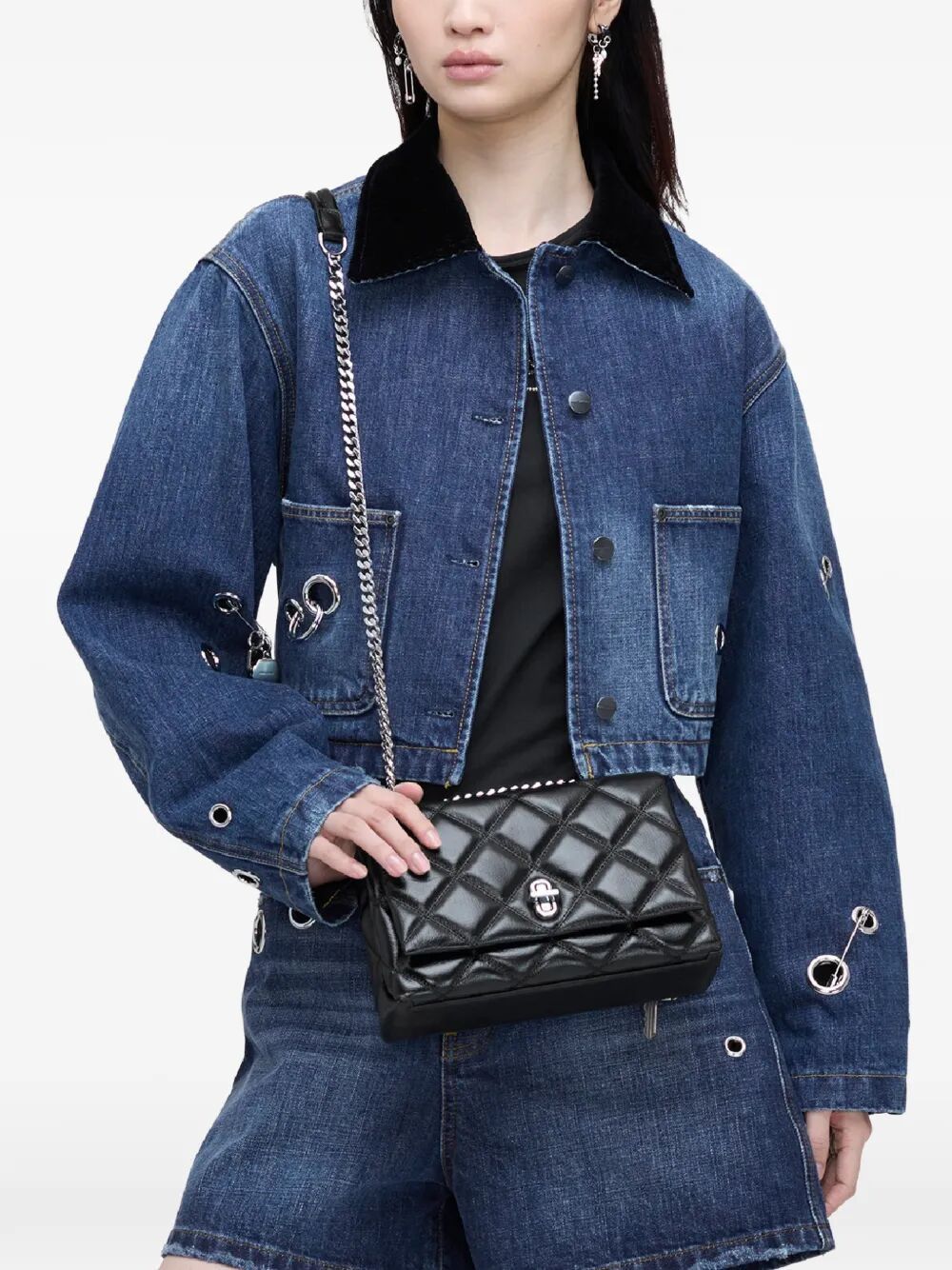 Marc Jacobs THE SLIM DUAL CHAIN SHOULDER Size ONE SIZE - 2 Thumbnail