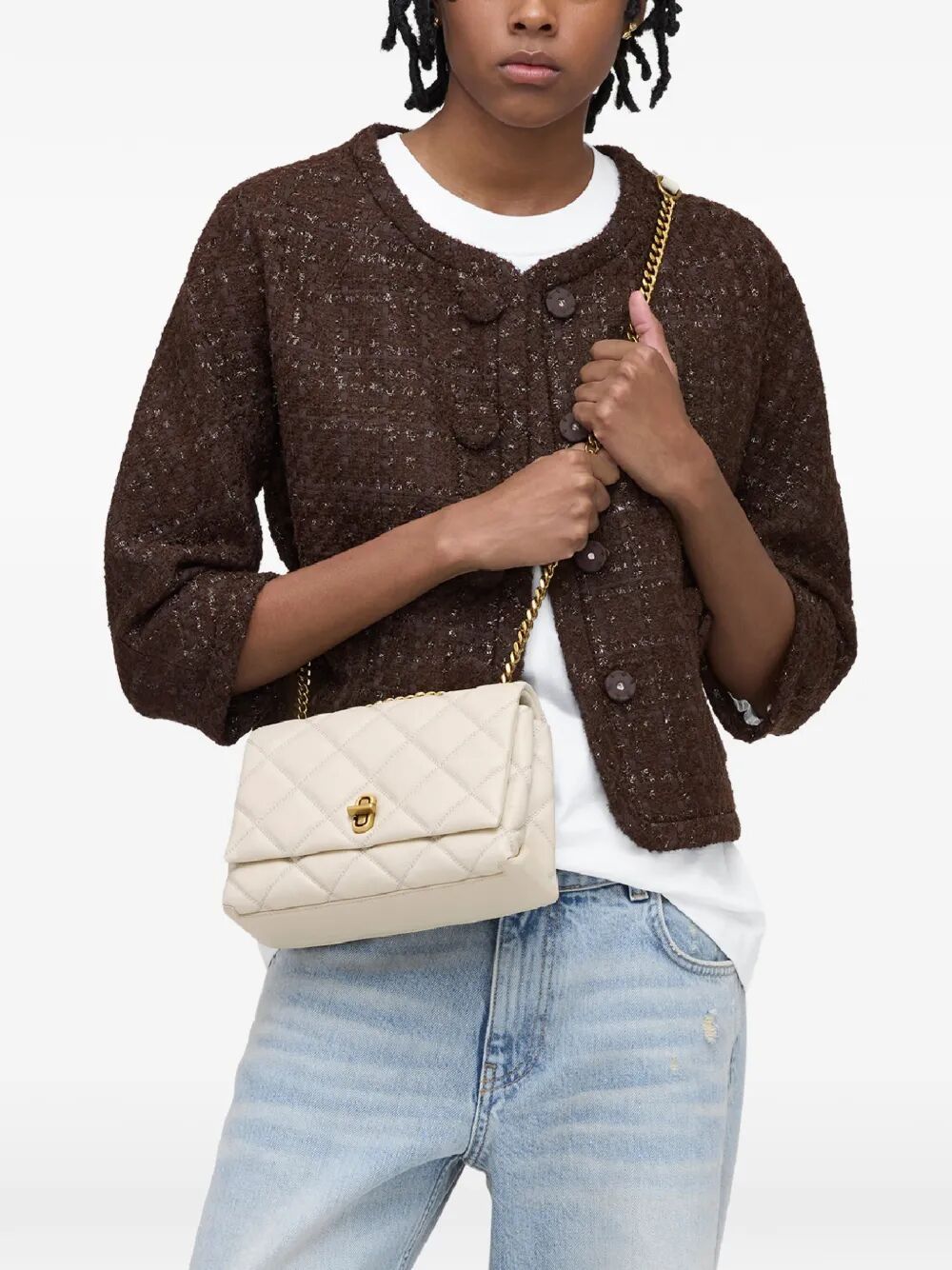 Marc Jacobs THE SLIM DUAL CHAIN SHOULDER Size ONE SIZE - 3 Thumbnail
