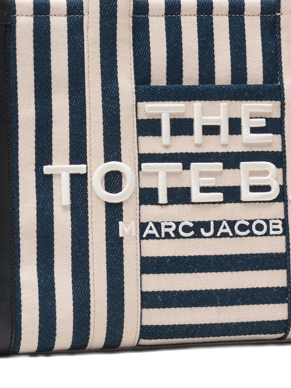 Marc Jacobs THE STRIPE CANVAS MEDIUM TOTE BAG Size ONE SIZE - 6 Thumbnail