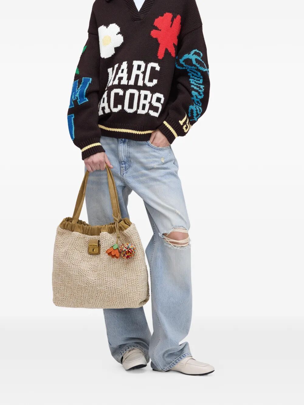Marc Jacobs THE SUMMER WOVEN CRISTINA TOTE Size ONE SIZE - 3 Thumbnail