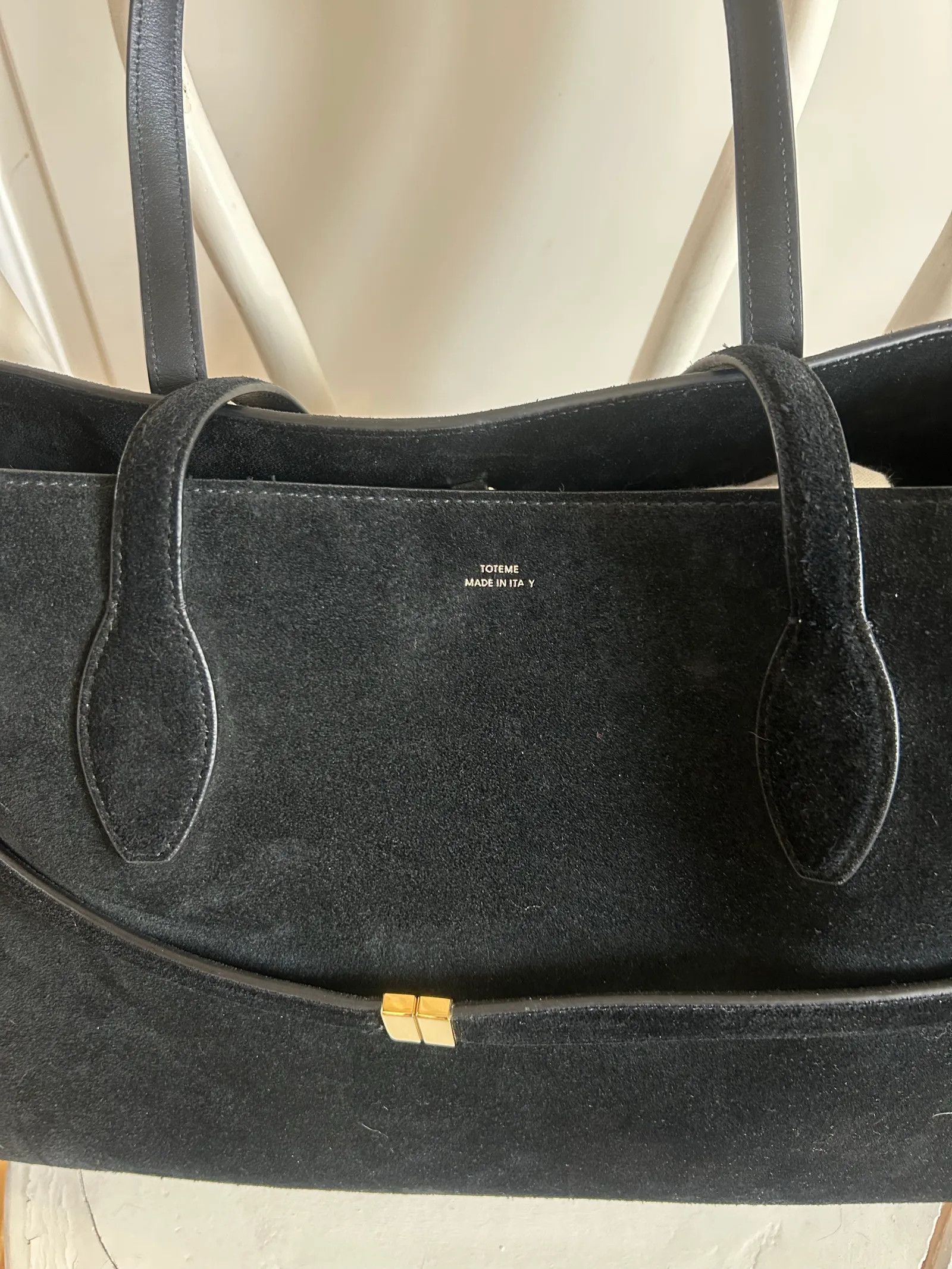Toteme Toteme Suede Lounge Tote Bucket Bag Size ONE SIZE - 4 Thumbnail