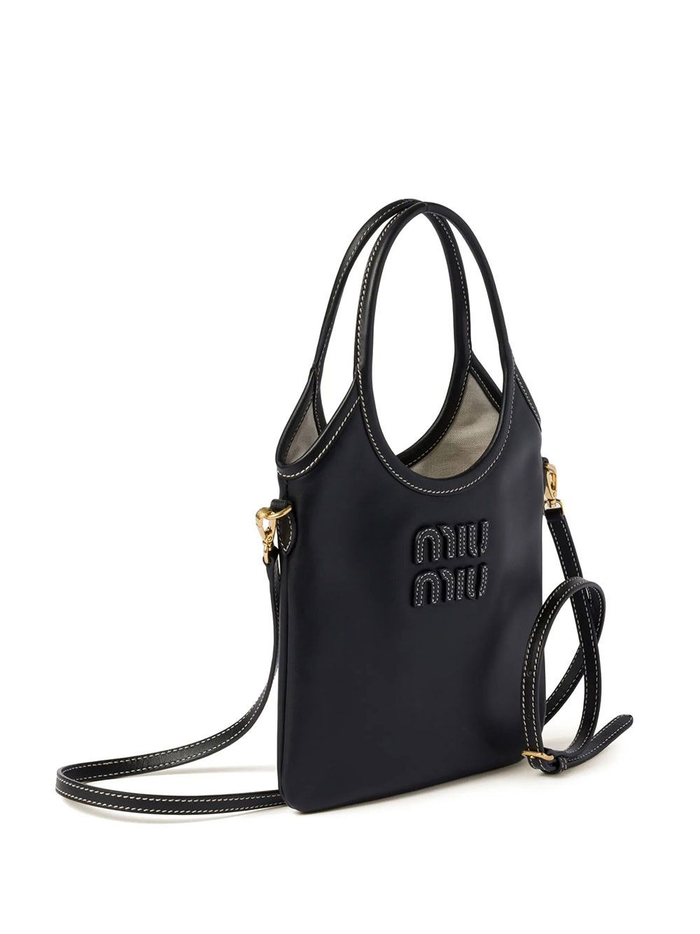 Miu Miu IVY MINI LEATHER HANDBAG Size ONE SIZE - 4 Thumbnail