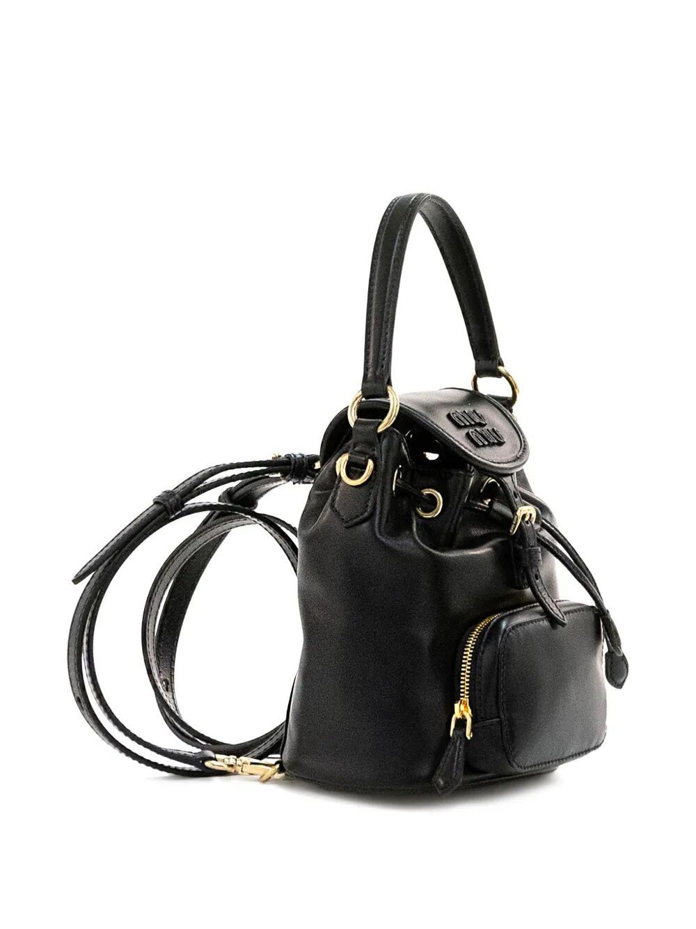 Miu Miu LEATHER MINI BACKPACK Size ONE SIZE - 3 Thumbnail