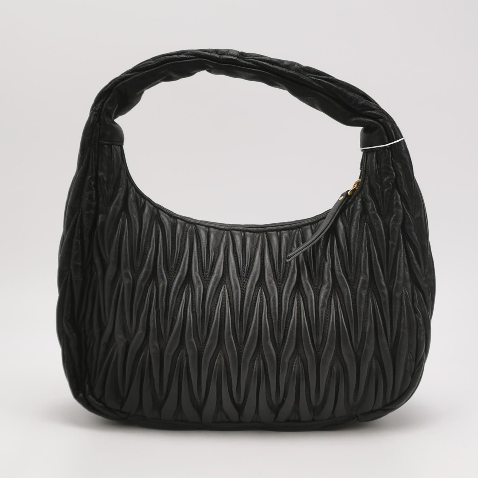 Miu Miu Miu Miu Wander Quilted Leather Hobo Bag Size ONE SIZE - 5 Thumbnail