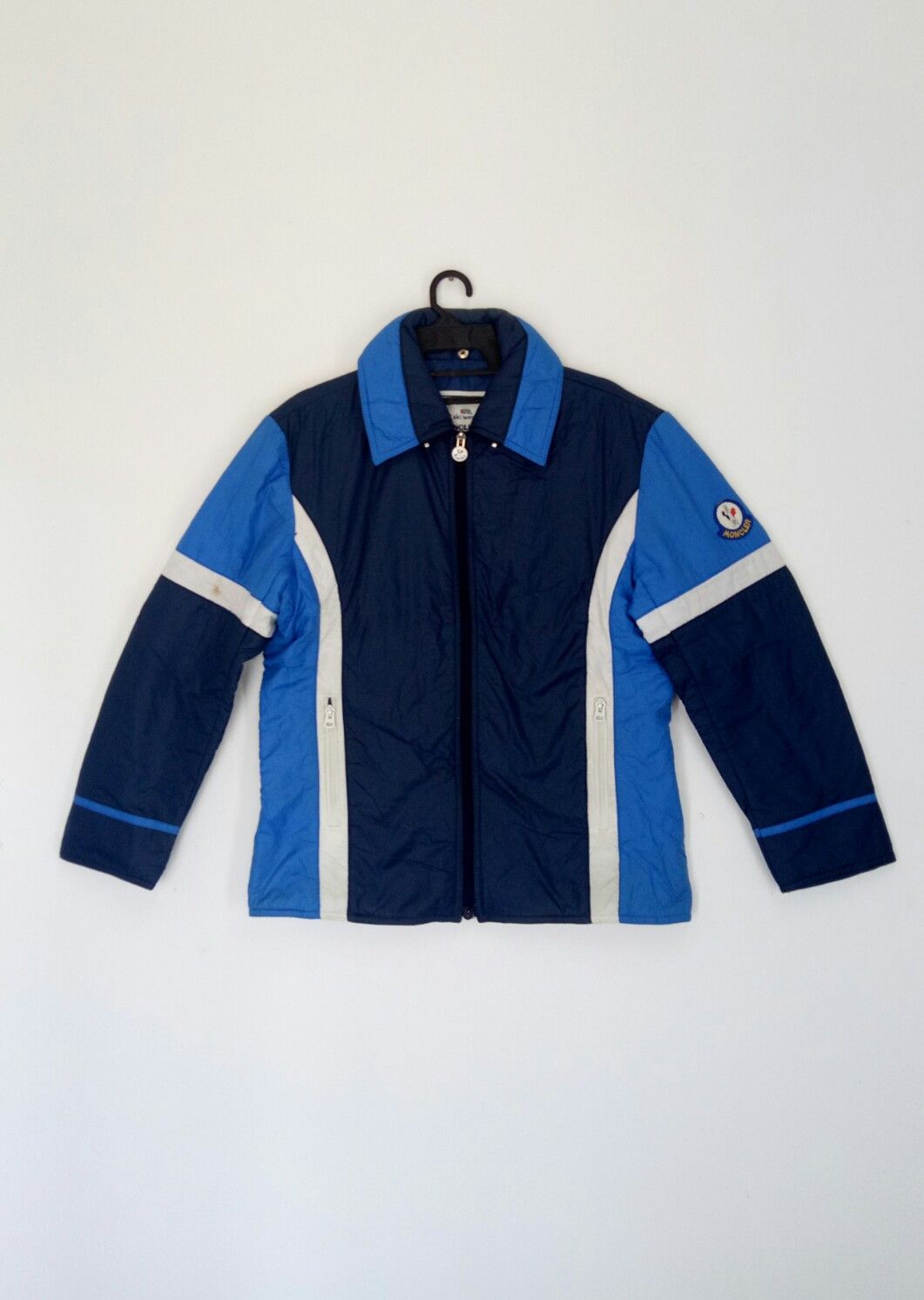 Moncler Rare!! Distressed MONCLER jacket nice design | Grailed