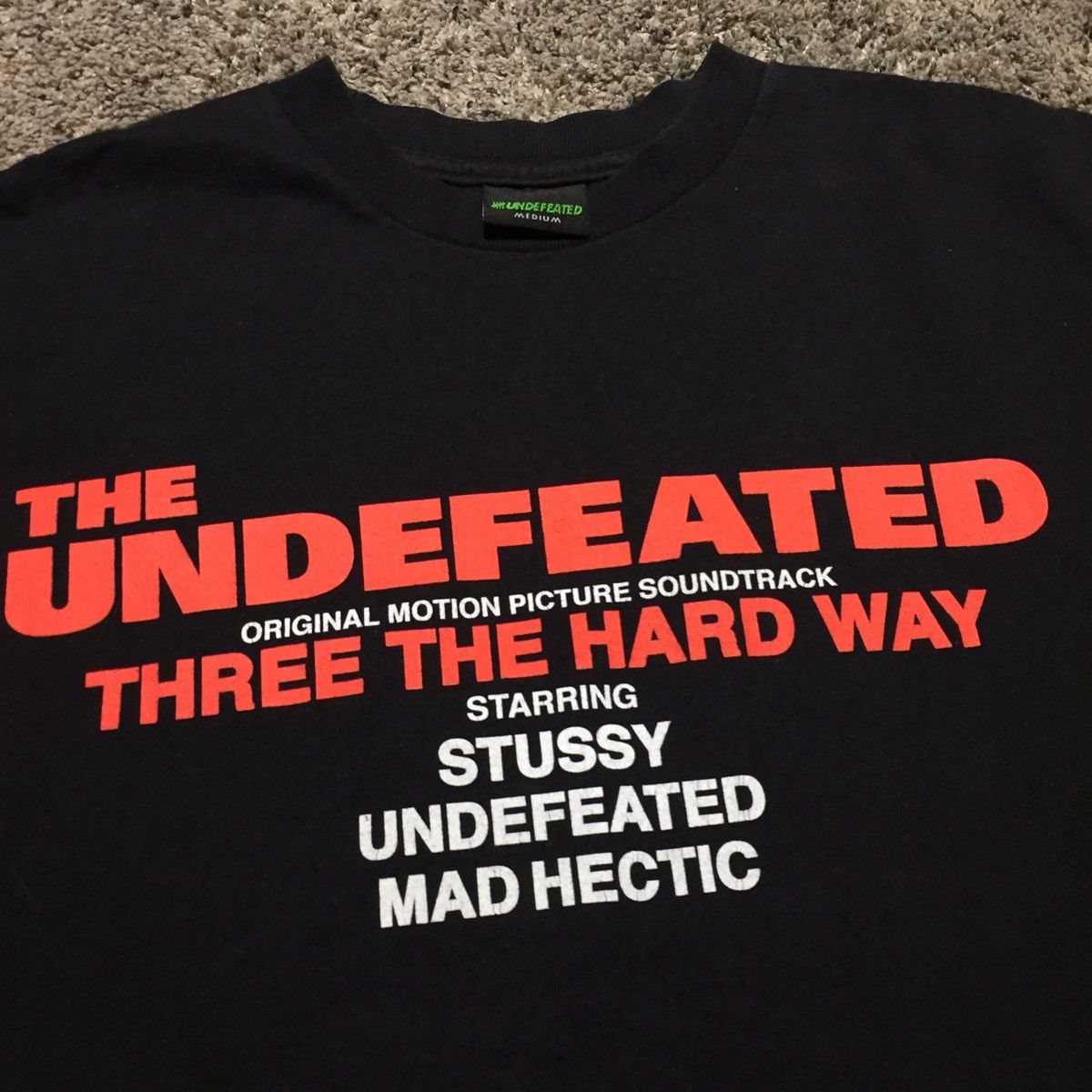 Stussy Undefeated X Stussy X Mad Hectic Triple collaboration 