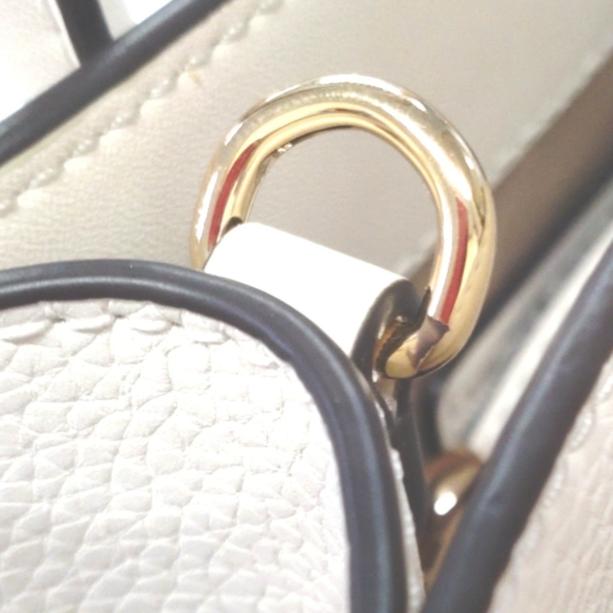 Michael Kors Michael Kors Shopper Tote Crossbody Bag Extra Small Shoulder Leather White Women's Size ONE SIZE - 6 Thumbnail