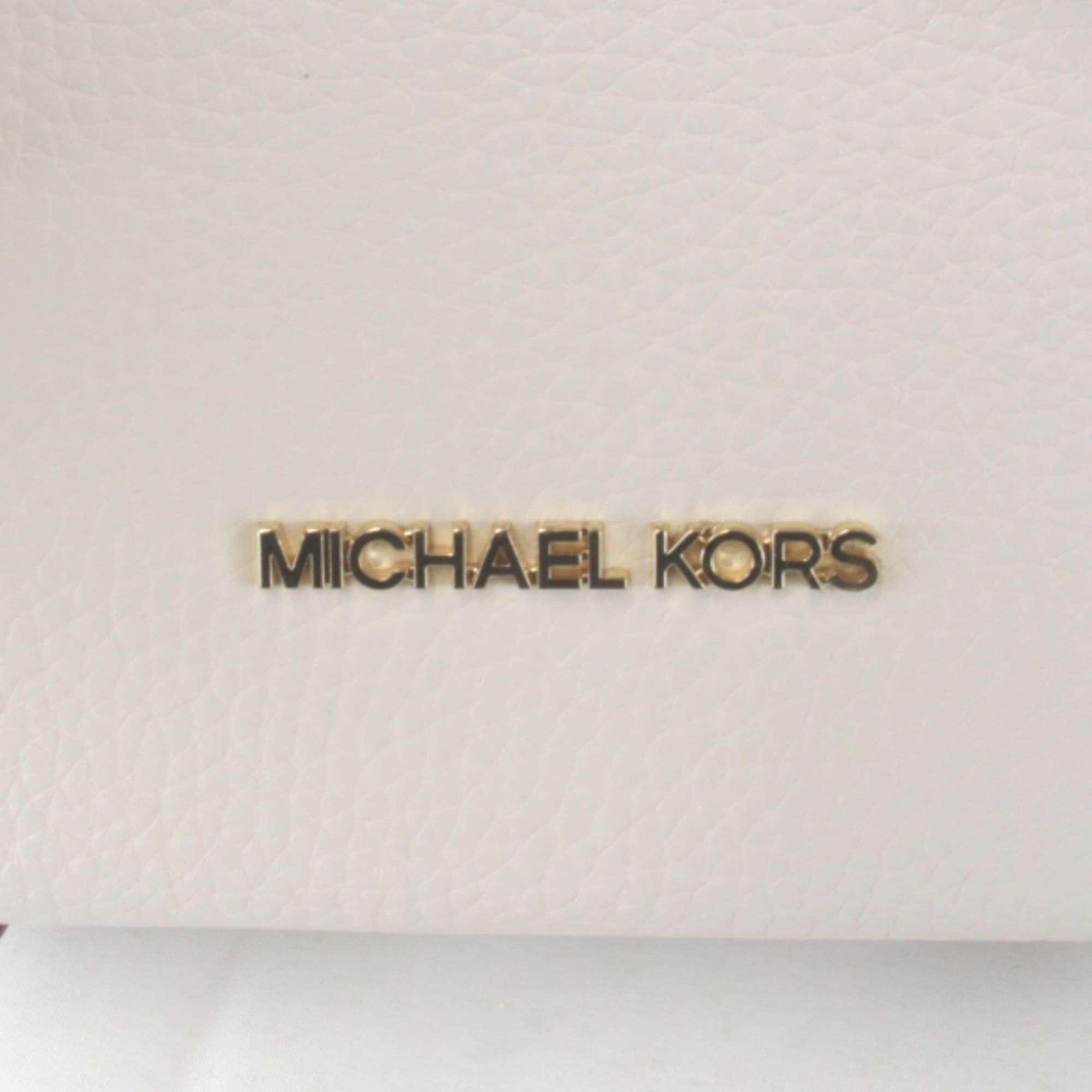 Michael Kors Michael Kors Shopper Tote Crossbody Bag Extra Small Shoulder Leather White Women's Size ONE SIZE - 9 Thumbnail