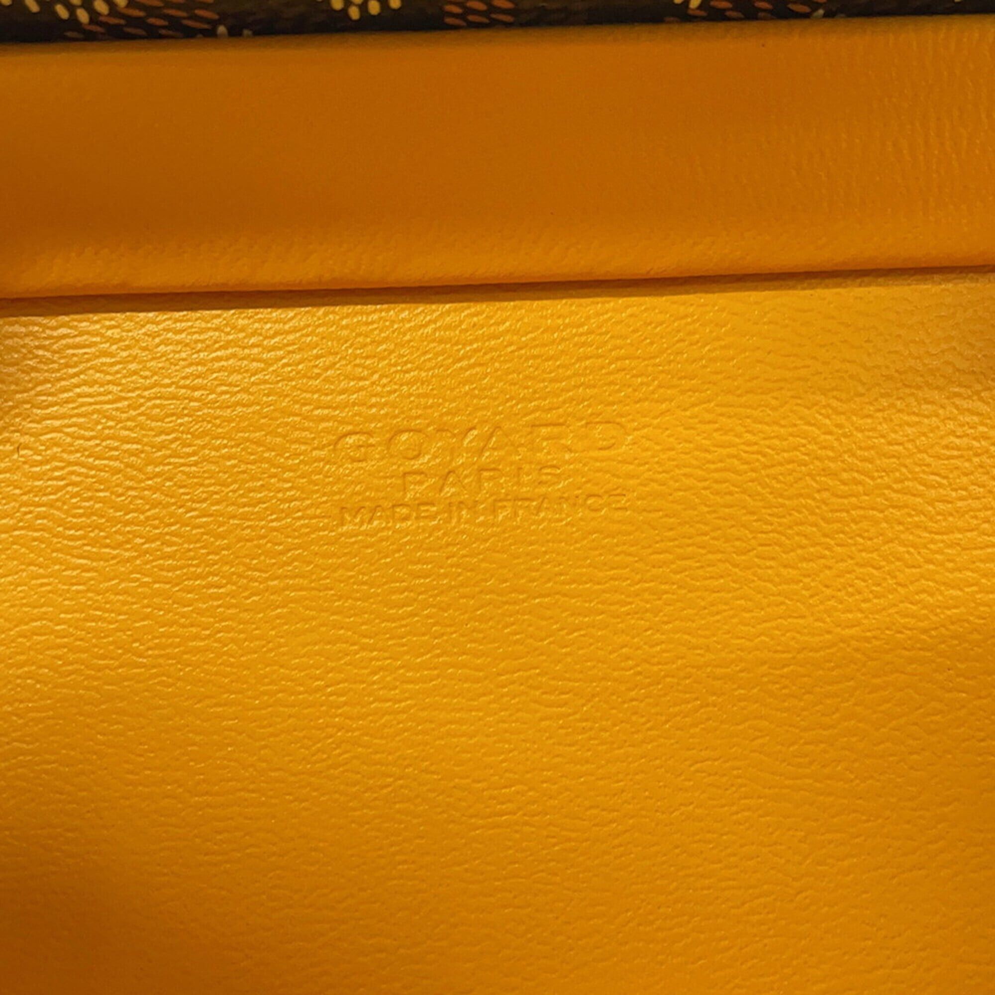 Goyard Goyard Saigon Mini Trunk Bag Wood SAIMA3MINTY01CL01P GOYARD Black 2-way Handbag Size ONE SIZE - 14 Thumbnail