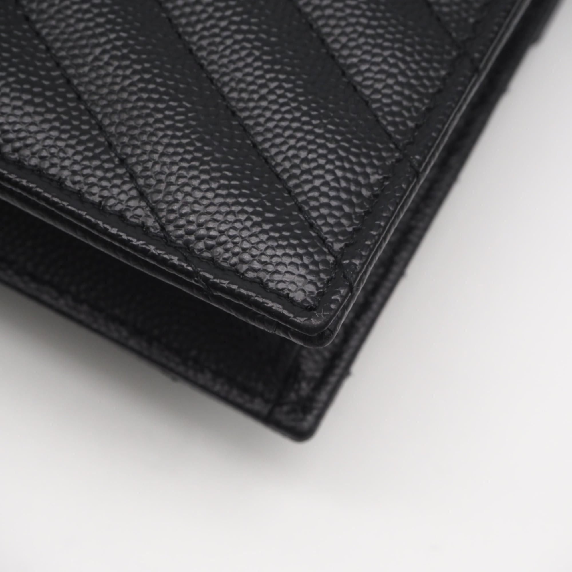 Yves Saint Laurent Yves Saint Laurent SAINT LAURENT PARIS Cassandra Envelope Chain Wallet 742920 (Grain de Poudre Leather) Shoulder Bag, Black, Women's Size ONE SIZE - 10 Thumbnail