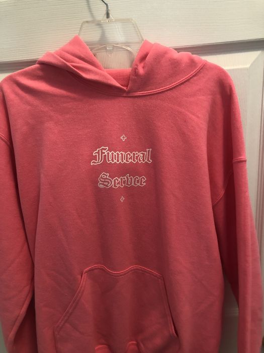 Gildan Funeral Servce Hoodie Pink Lil Pump x Lil Peep Hoodie