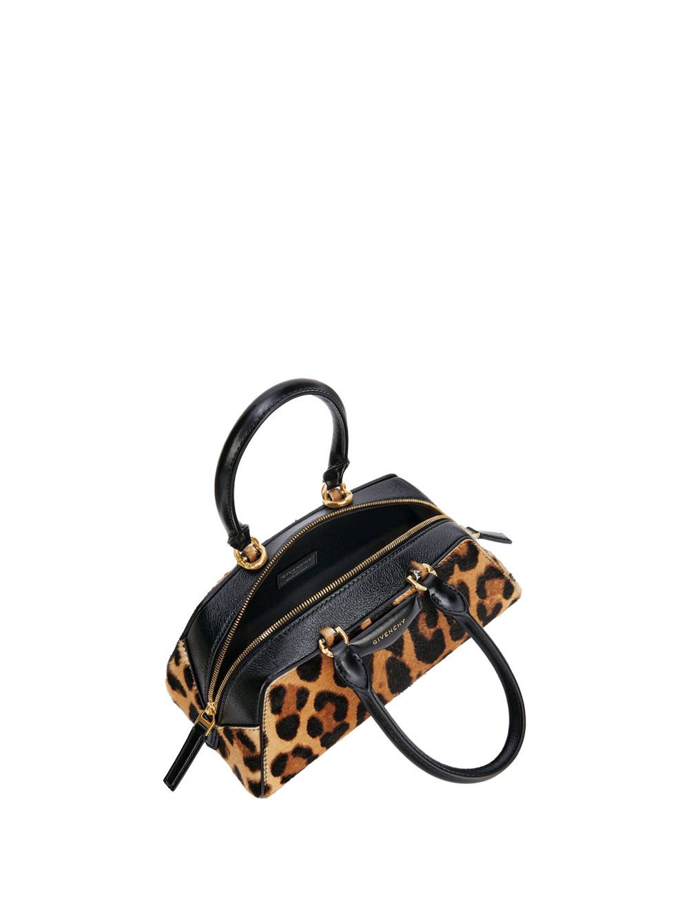 Givenchy MINI ANTIGONA EAST-WEST BAG IN LEOPARD PONY EFFECT LEATHER Size ONE SIZE - 4 Thumbnail