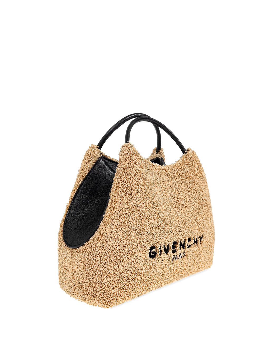 Givenchy NANO FACET TOTE BAG IN SPONGE RAFFIA Size ONE SIZE - 4 Thumbnail