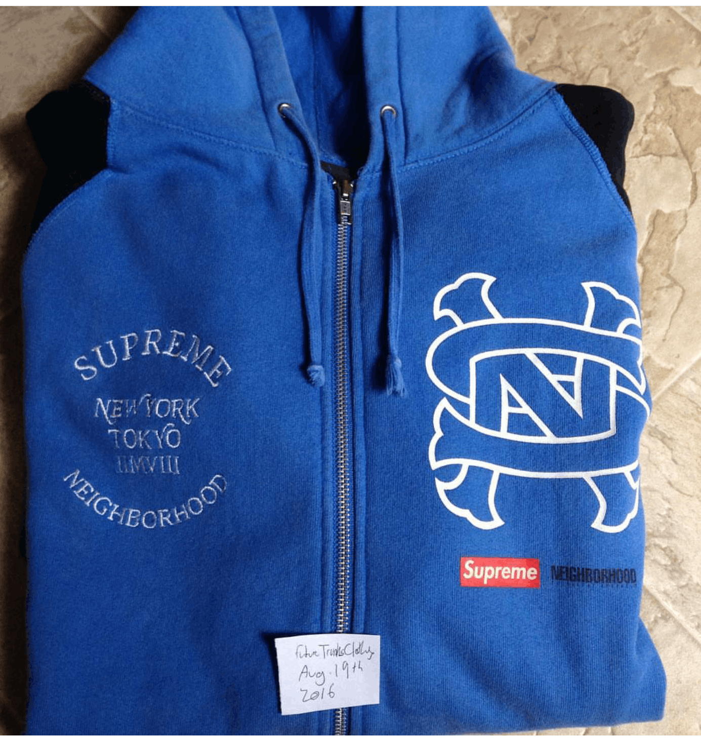 Neighborhood × Supreme Supreme x Neighborhood zip up hoodie 2007 