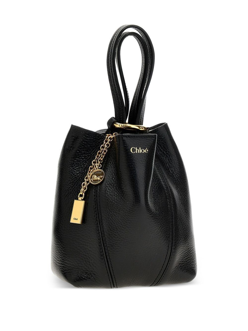 Chloe SMALL CHLOÉ SPIN TOTE BAG IN GRAINED LEATHER Size ONE SIZE - 3 Thumbnail