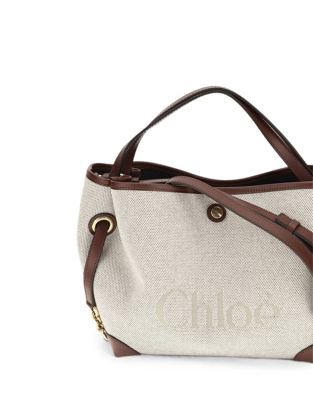Chloe SMALL CHLOÉ CLOVER DOUBLE CARRY BAG IN CANVAS Size ONE SIZE - 3 Thumbnail