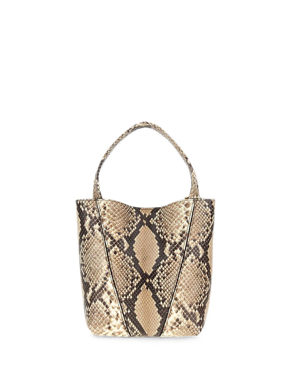 Chloe SMALL CHLOÉ SPIN TOTE BAG IN PYTHON-EFFECT LEATHER Size ONE SIZE - 2 Thumbnail