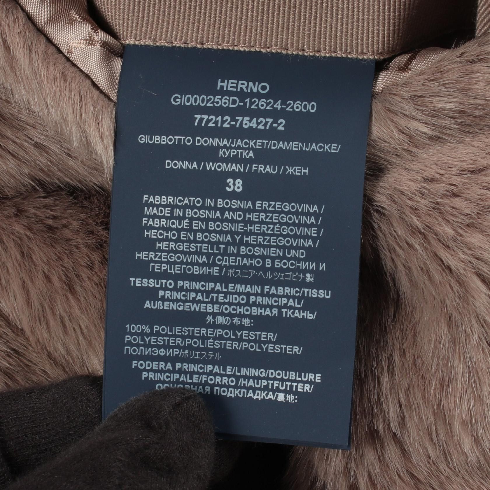Other Other Herno Eco Fur Polyester Jacket Textile Outerwear GI000256D DUTY FREE for USA Size ONE SIZE - 5 Thumbnail