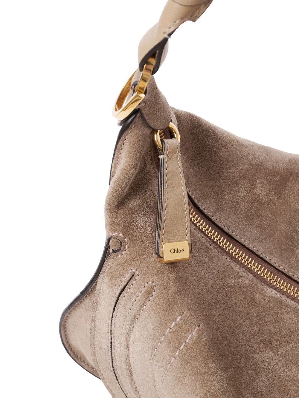 Chloe SMALL MARCIE SHOULDER BAG IN SUEDE LEATHER Size ONE SIZE - 7 Thumbnail