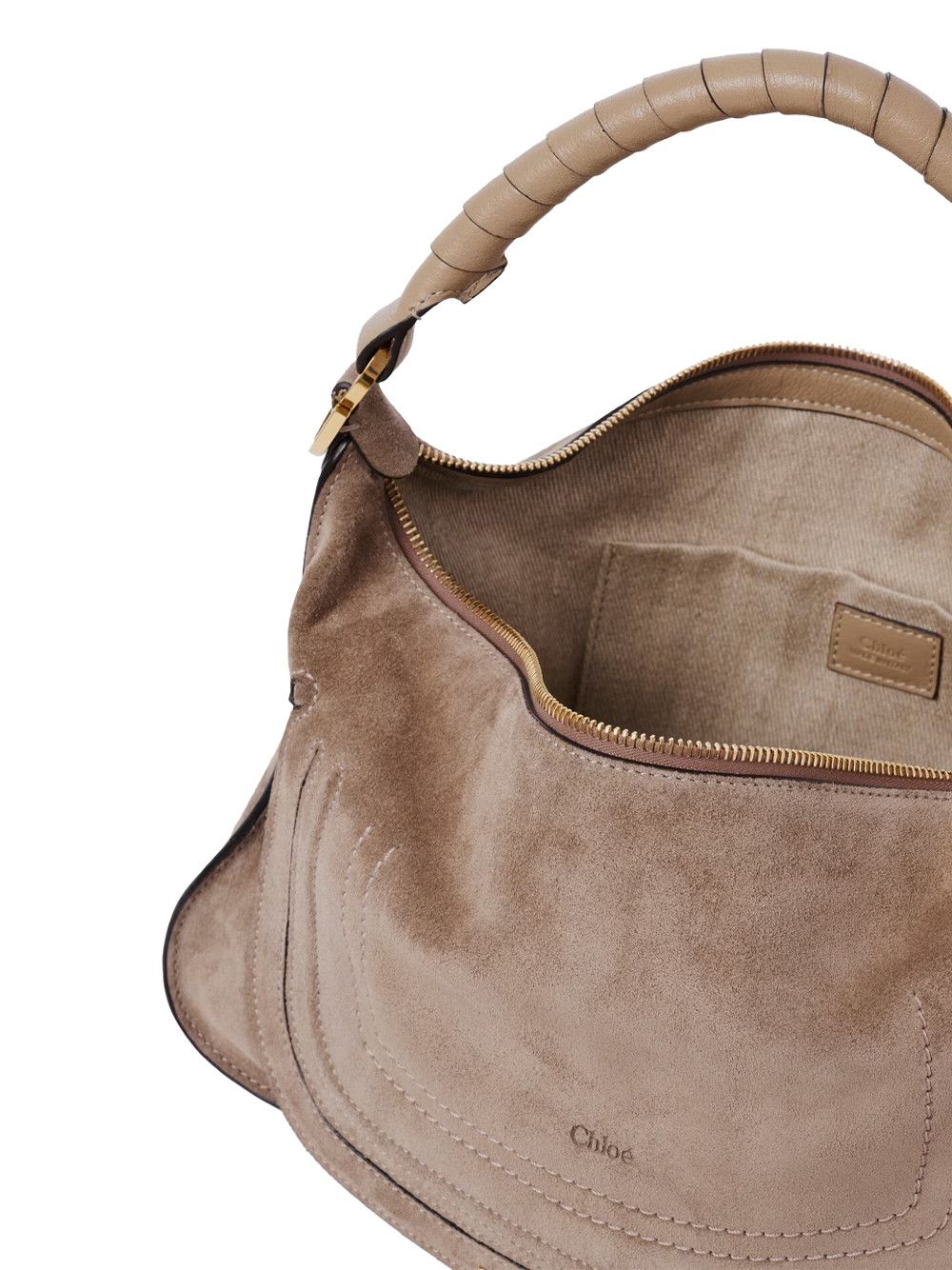 Chloe SMALL MARCIE SHOULDER BAG IN SUEDE LEATHER Size ONE SIZE - 6 Thumbnail