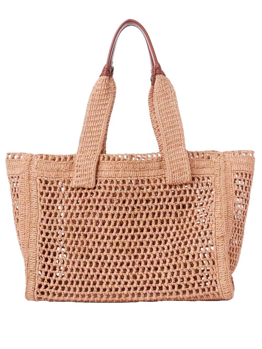 Chloe SUMMER BANANA EAST-WEST TOTE BAG IN RAFFIA Size ONE SIZE - 2 Thumbnail