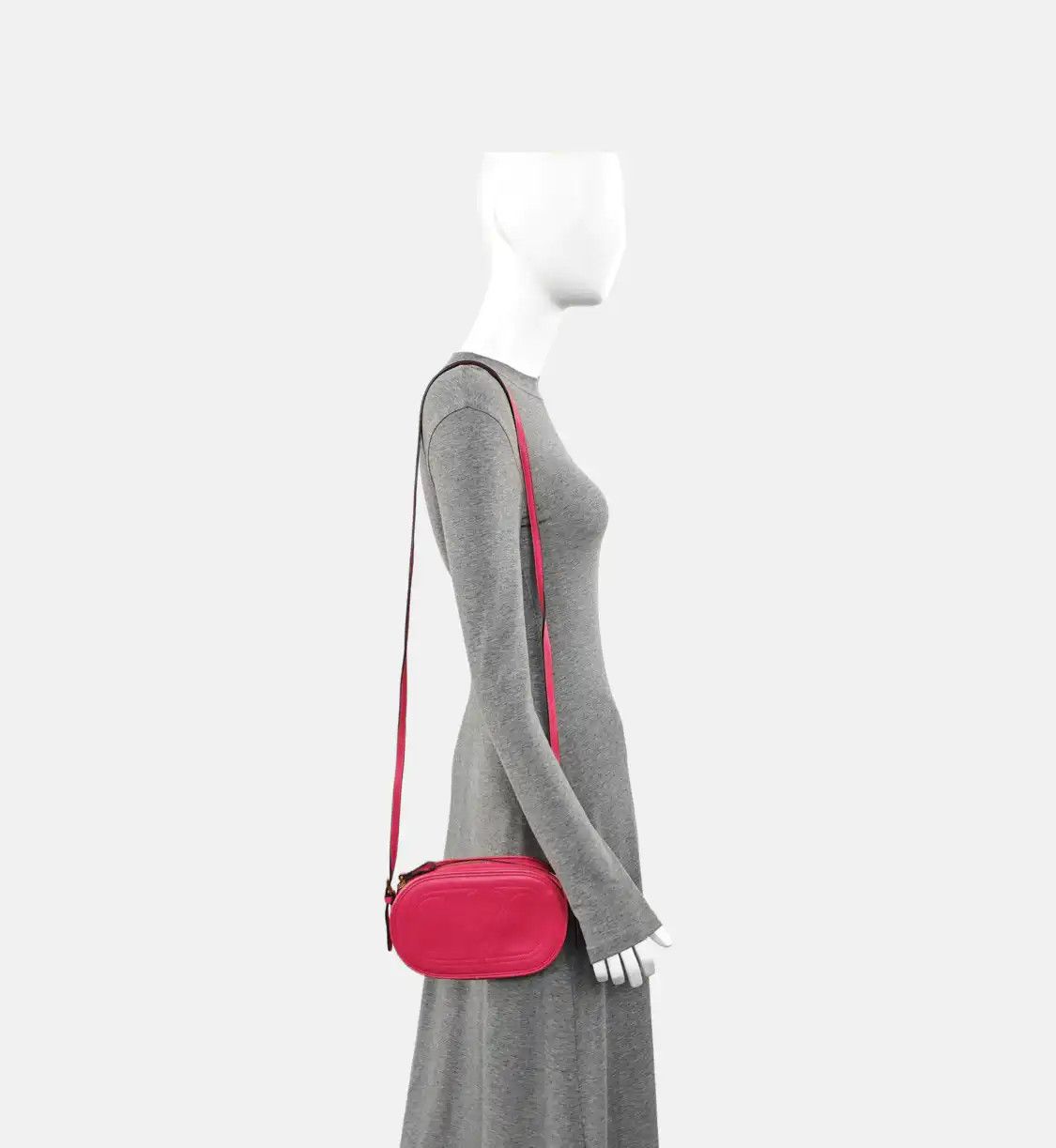 Valentino VALENTINO Vlogo Signatur rose redcowhide leather quilted crossbody bag shoulder Size ONE SIZE - 2 Thumbnail