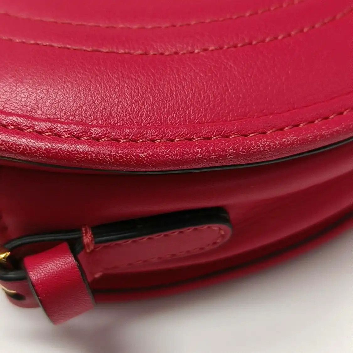Valentino VALENTINO Vlogo Signatur rose redcowhide leather quilted crossbody bag shoulder Size ONE SIZE - 11 Thumbnail