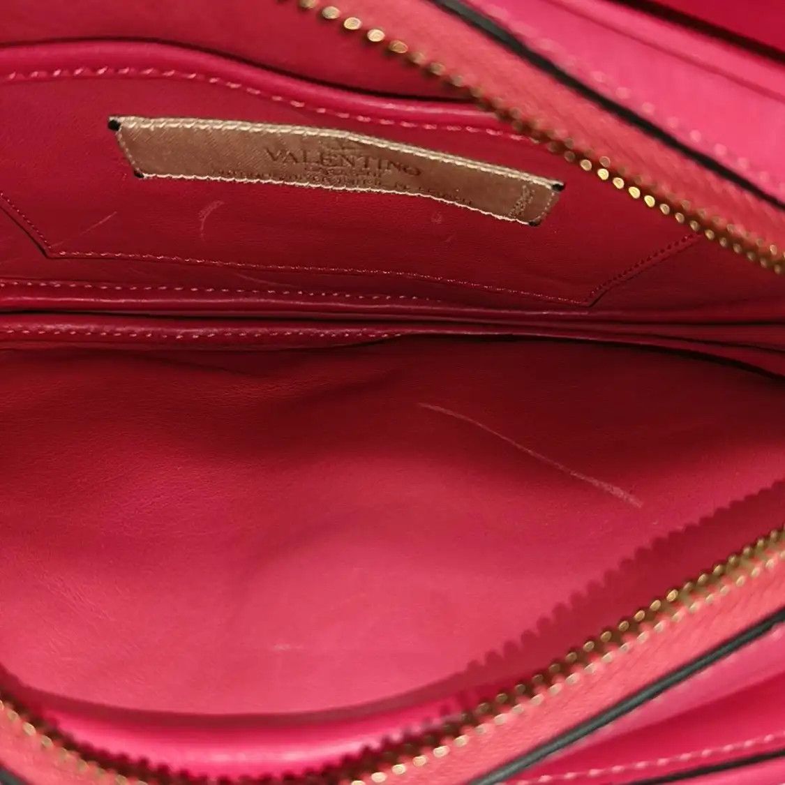 Valentino VALENTINO Vlogo Signatur rose redcowhide leather quilted crossbody bag shoulder Size ONE SIZE - 7 Thumbnail