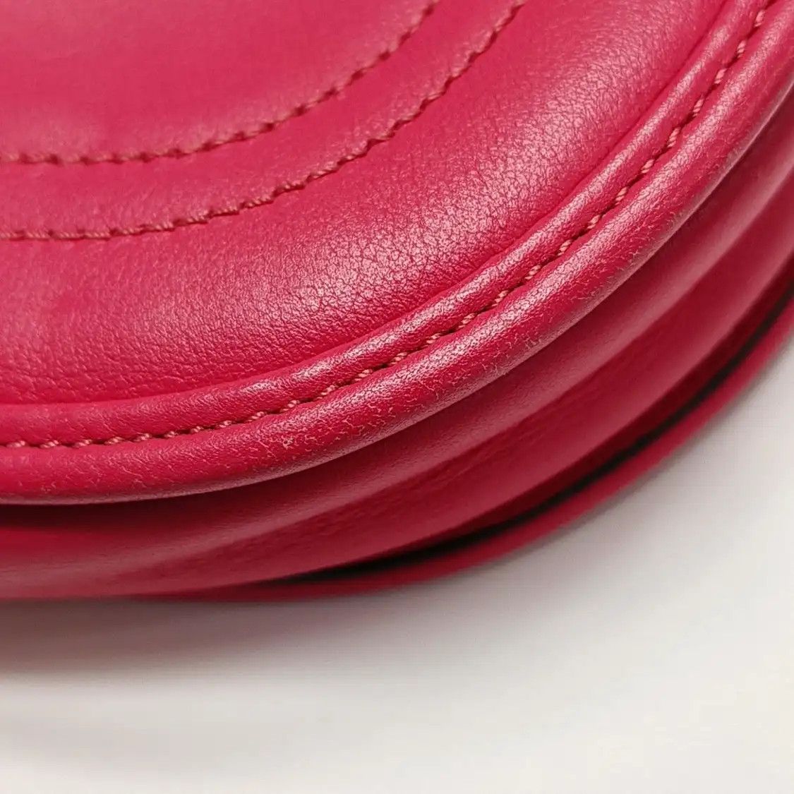 Valentino VALENTINO Vlogo Signatur rose redcowhide leather quilted crossbody bag shoulder Size ONE SIZE - 14 Thumbnail