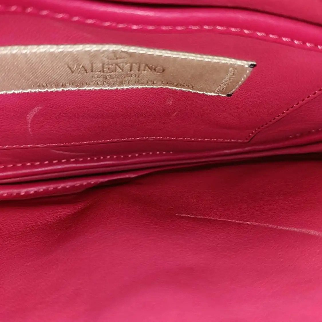 Valentino VALENTINO Vlogo Signatur rose redcowhide leather quilted crossbody bag shoulder Size ONE SIZE - 17 Thumbnail