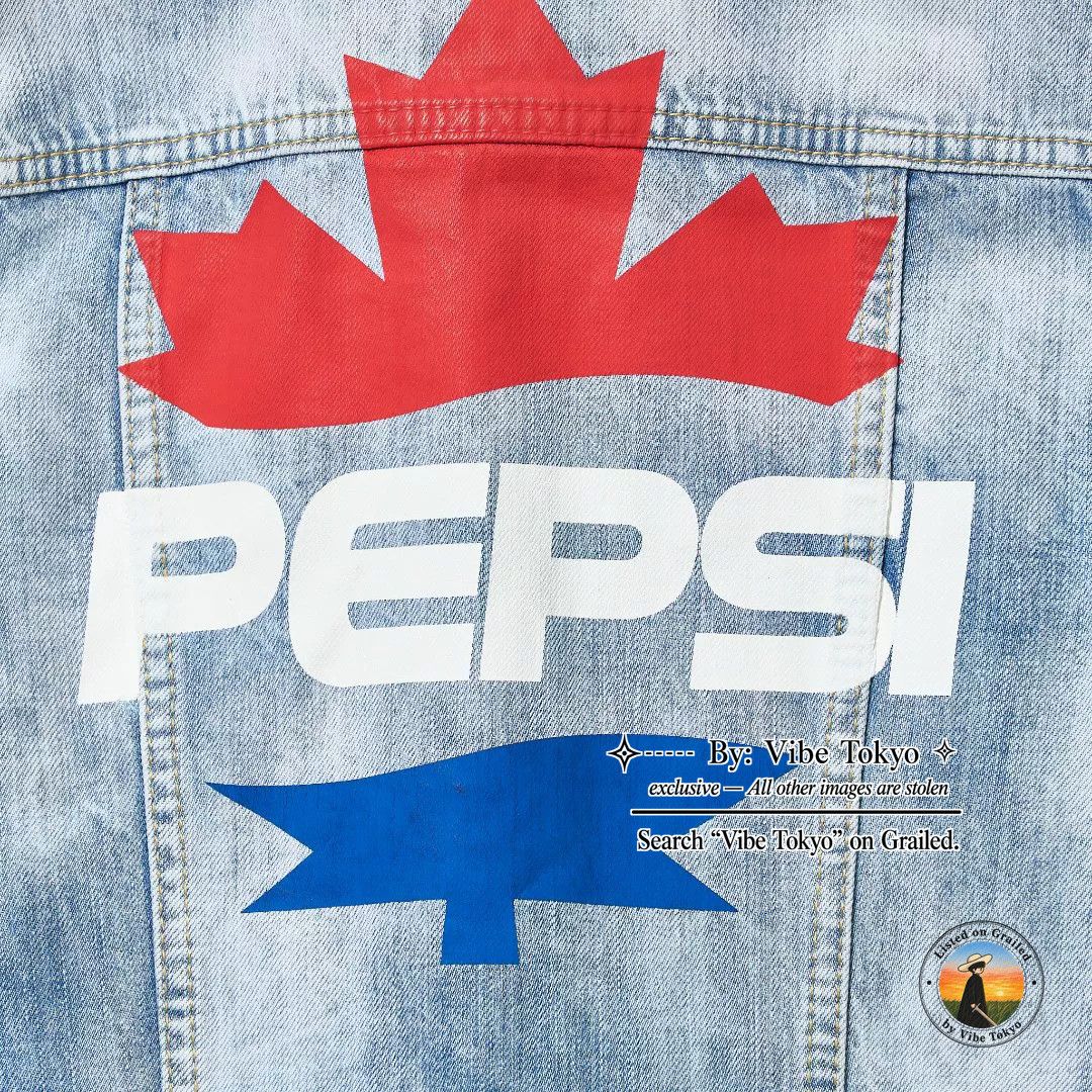 Dsquared2 Dsquared2 Pepsi Print Denim Jacket Size 40 Size S / US 4 / IT 40 - 6 Thumbnail