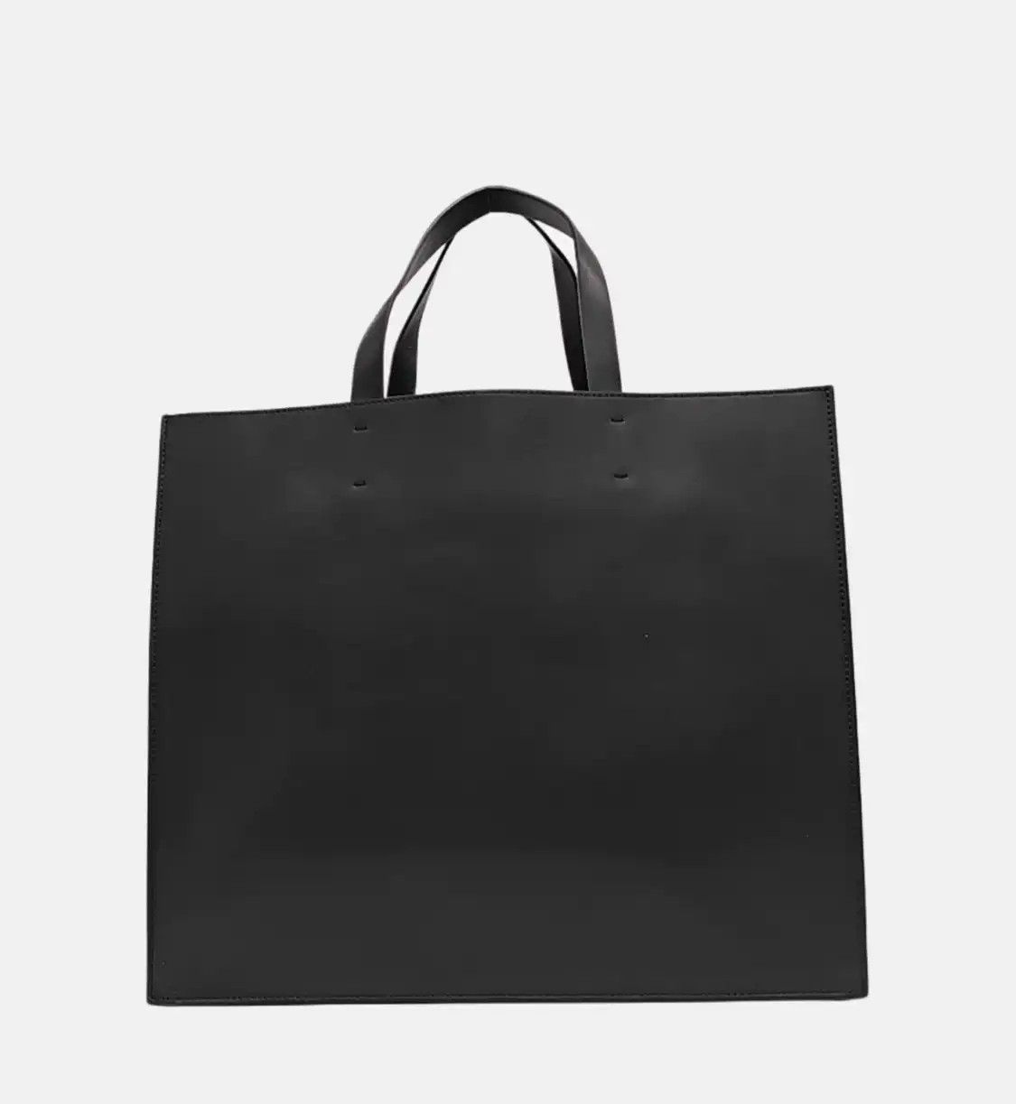 Valentino VALENTINO Vlogo Signatur black cowhide leather handbag silver hardware Size ONE SIZE - 5 Thumbnail