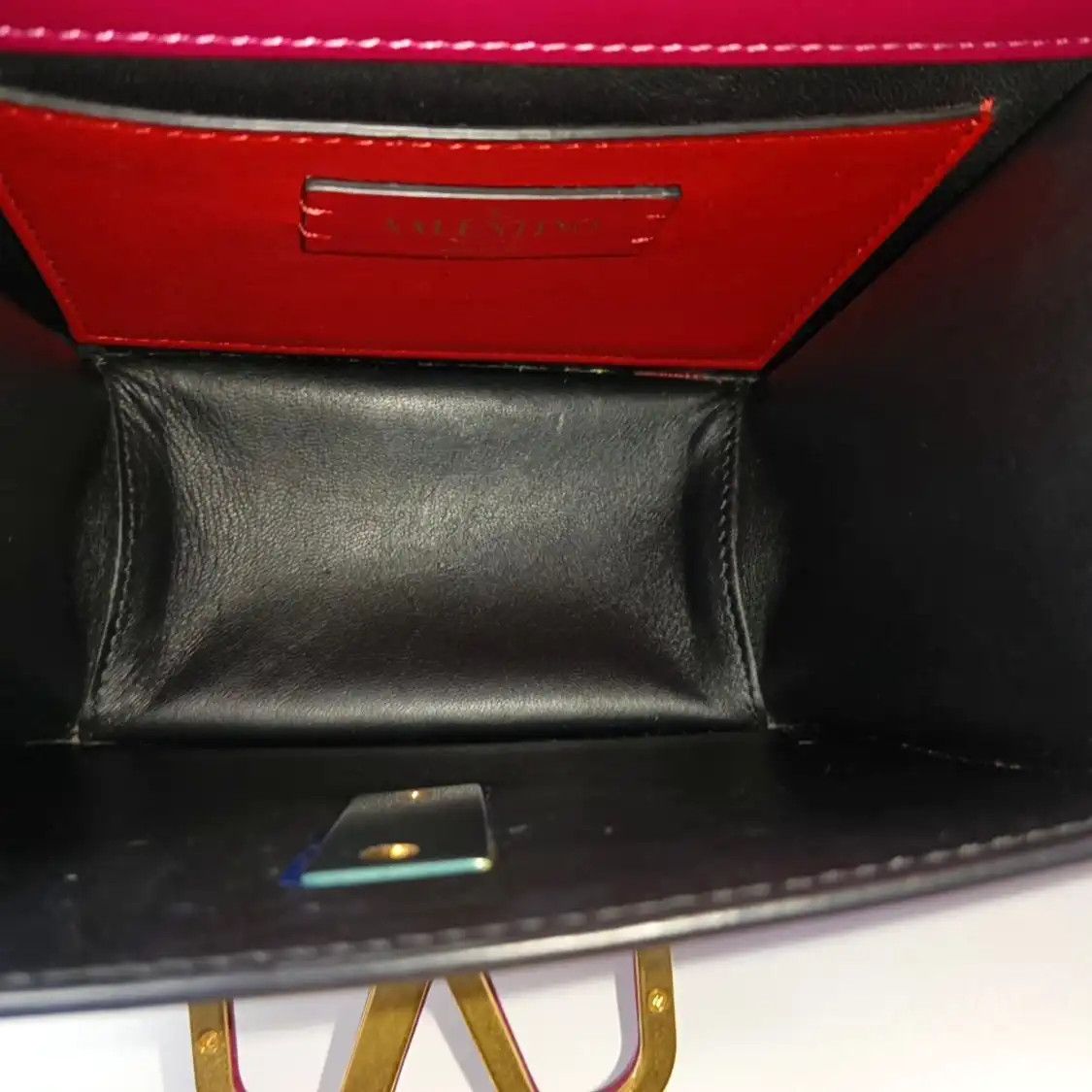 Valentino VALENTINO Vsling Small rose redcowhide leather shoulder bag crossbody bag gold h Size ONE SIZE - 7 Thumbnail