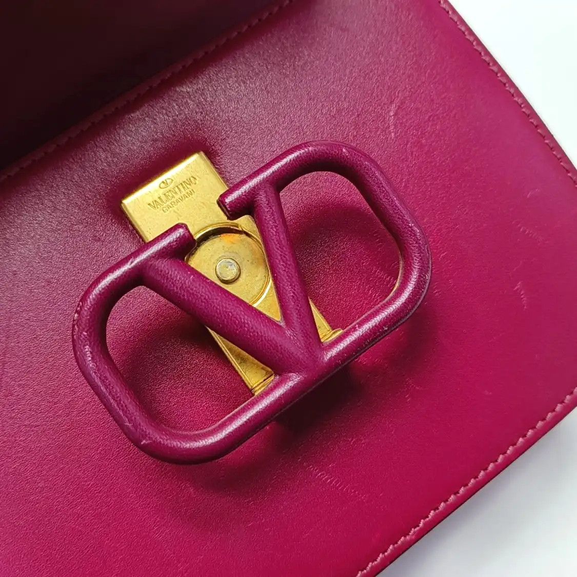 Valentino VALENTINO Vsling Small rose redcowhide leather shoulder bag crossbody bag gold h Size ONE SIZE - 11 Thumbnail
