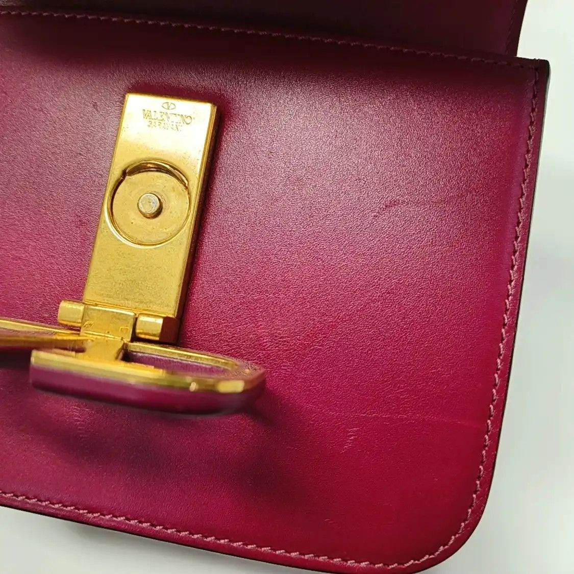 Valentino VALENTINO Vsling Small rose redcowhide leather shoulder bag crossbody bag gold h Size ONE SIZE - 8 Thumbnail
