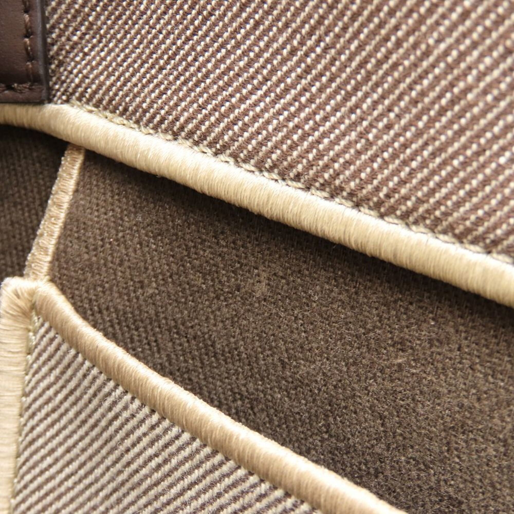 Chloe Chloé Chloe Carry Small Tote Bag CHC25SS911O6524X Canvas x Leather Coal Brown Women's 353376 Size ONE SIZE - 8 Thumbnail