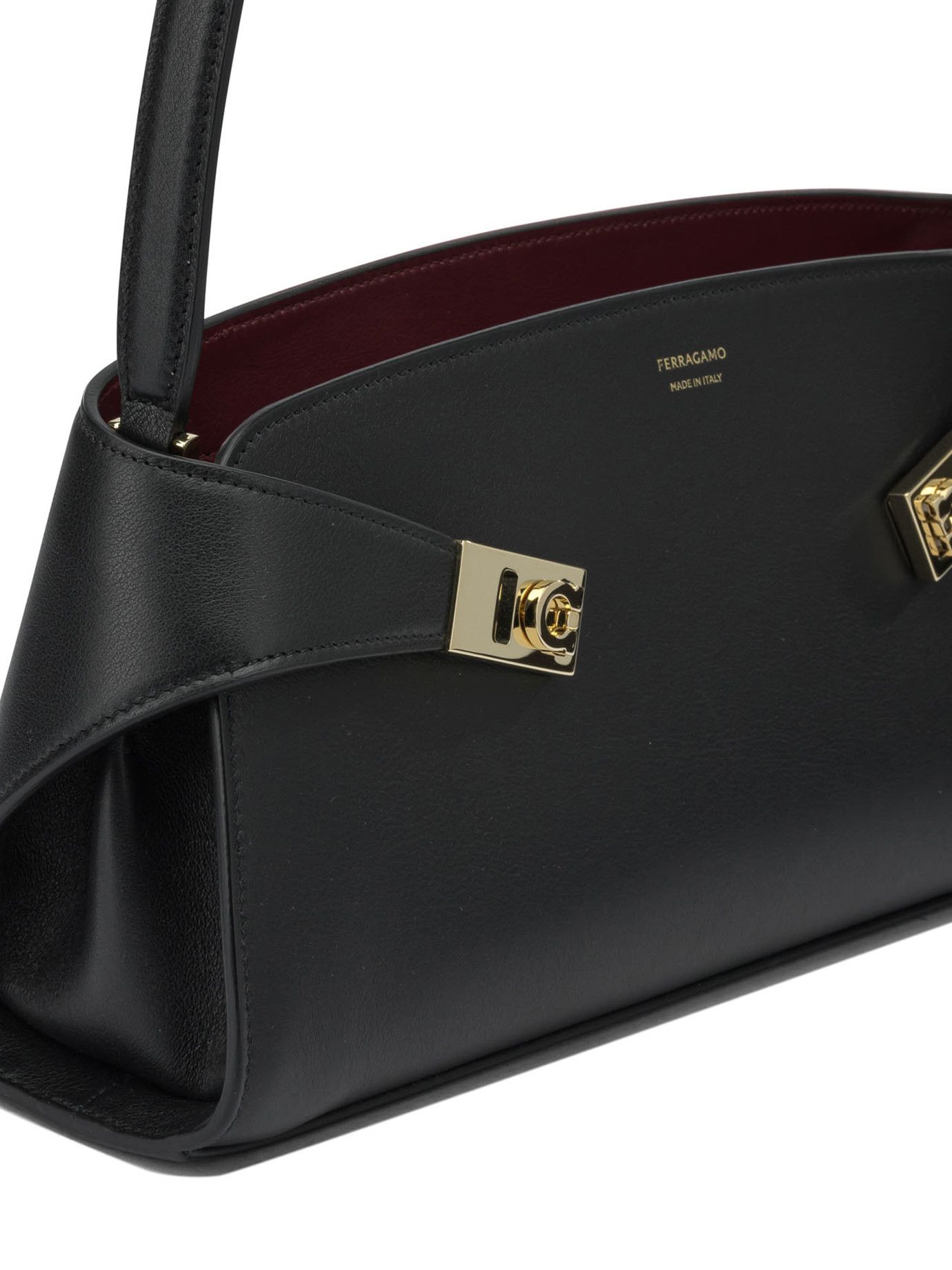 Salvatore Ferragamo Ferragamo Hug East-West Medium Shoulder Bag UNI Women - USA Duties Paid Size ONE SIZE - 4 Thumbnail