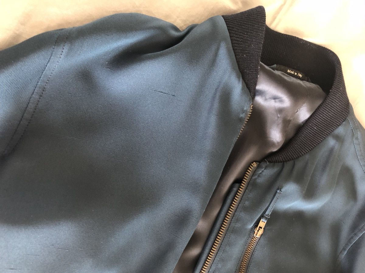 Maison Margiela Maison Margiela Blue Bomber Jacket Size US M / EU 48-50 / 2 - 15 Thumbnail