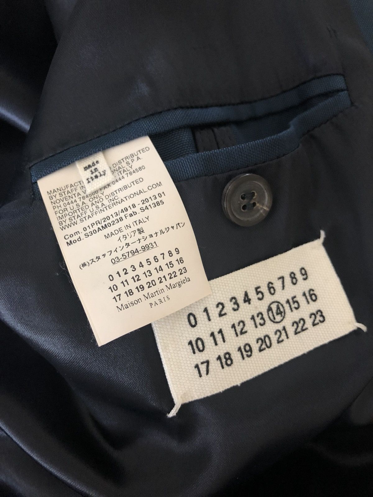 Maison Margiela Maison Margiela Blue Bomber Jacket Size US M / EU 48-50 / 2 - 7 Thumbnail
