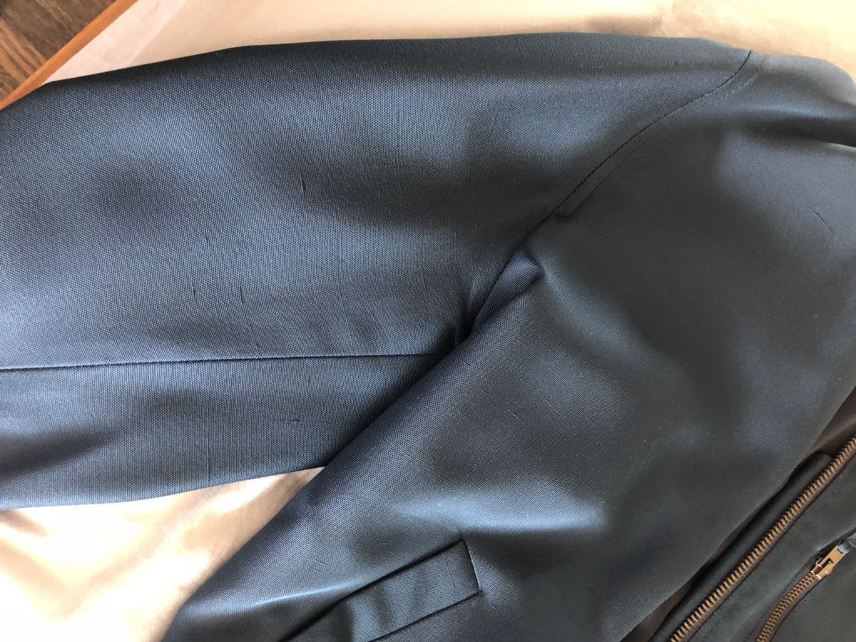 Maison Margiela Maison Margiela Blue Bomber Jacket Size US M / EU 48-50 / 2 - 16 Thumbnail