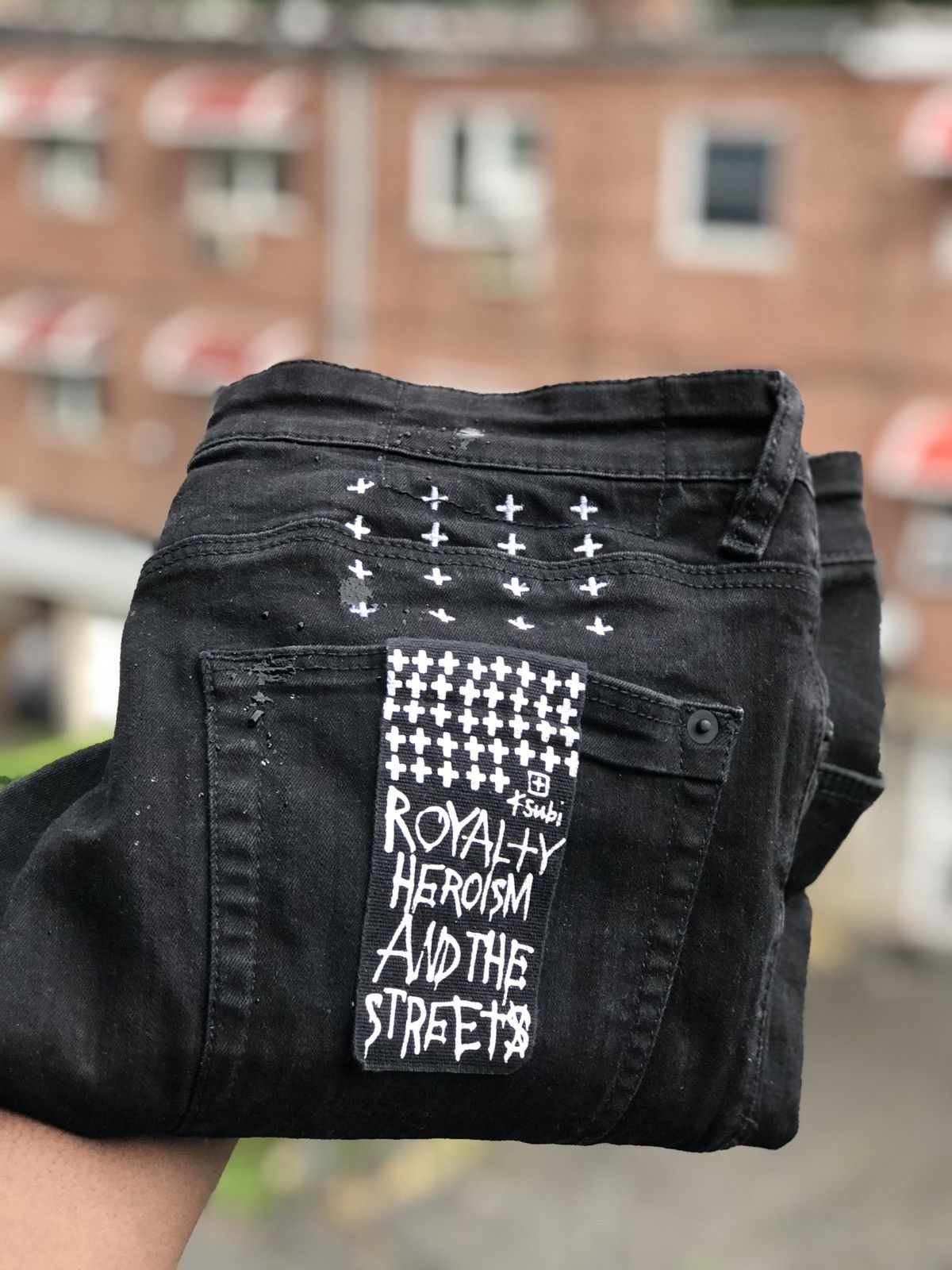 Ksubi × Travis Scott Ksubi X Travis Scott Chitch Black Flame Jeans