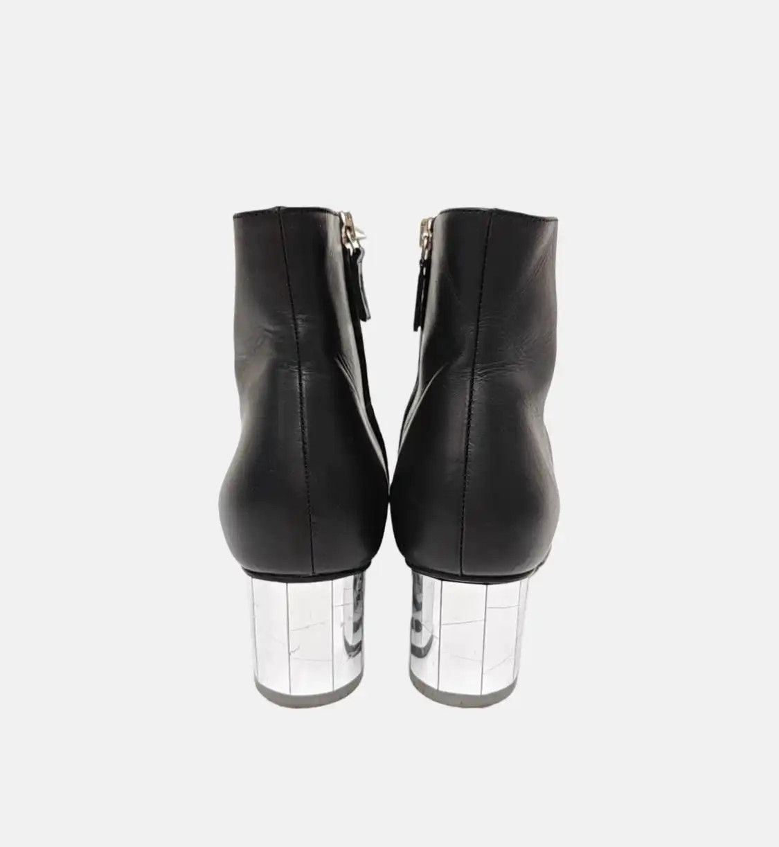 Salvatore Ferragamo Salvatore Ferragamo Spring/Autumn black leather Women's ankle boots 36.5 Size US 6.5 / IT 36.5 - 4 Thumbnail