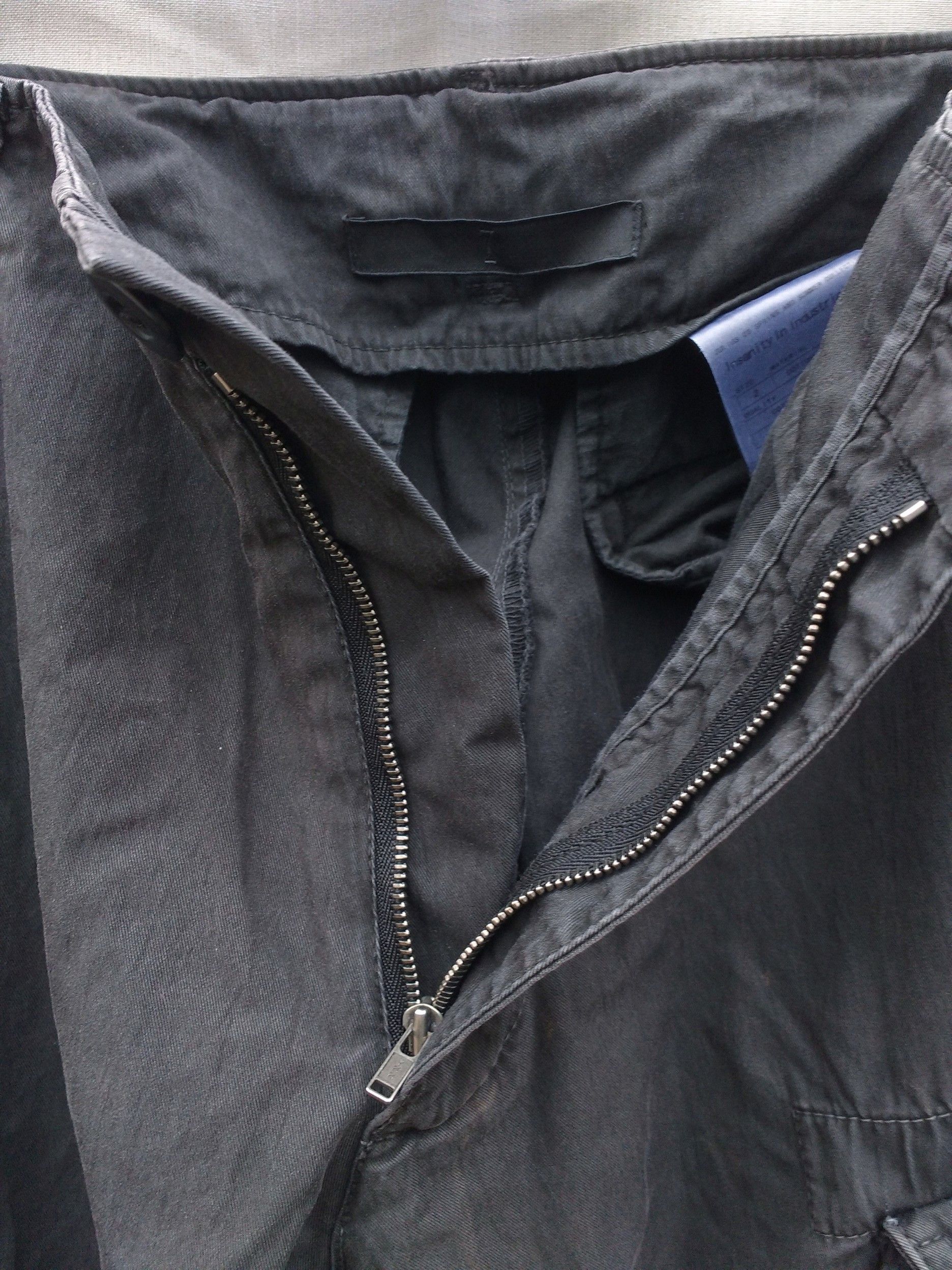Julius Gray Cotton/Nylon Gas Mask Cargo Pants Size US 31 - 5 Thumbnail