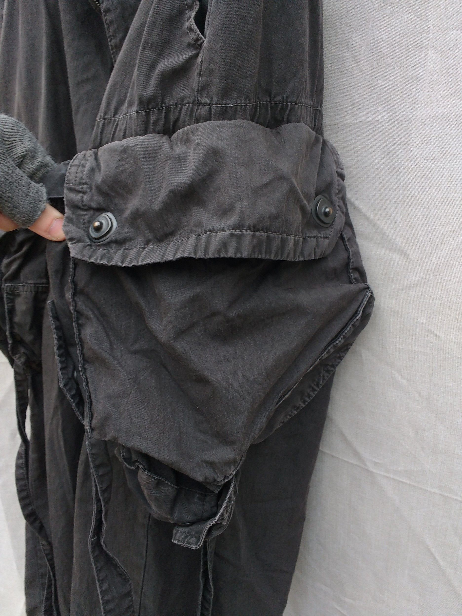 Julius Gray Cotton/Nylon Gas Mask Cargo Pants Size US 31 - 6 Thumbnail